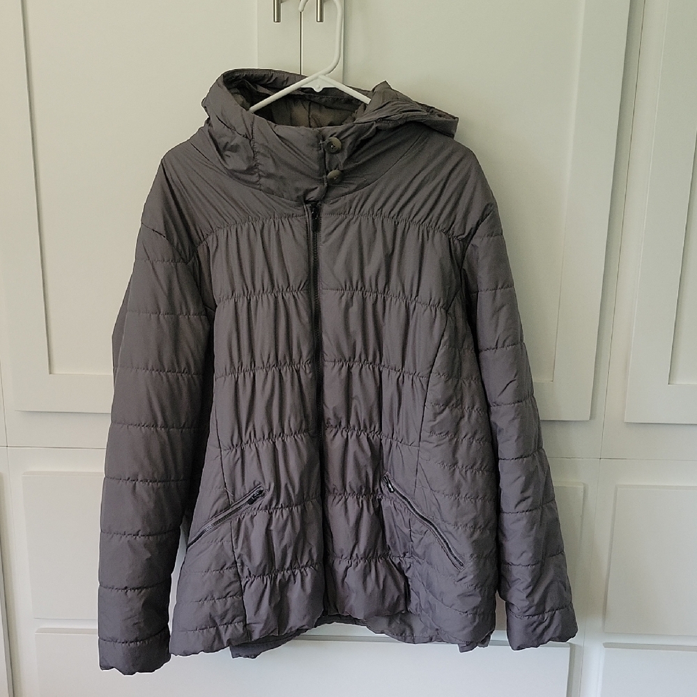 Women's Gray Columbia Puffer Jacket Size 2X